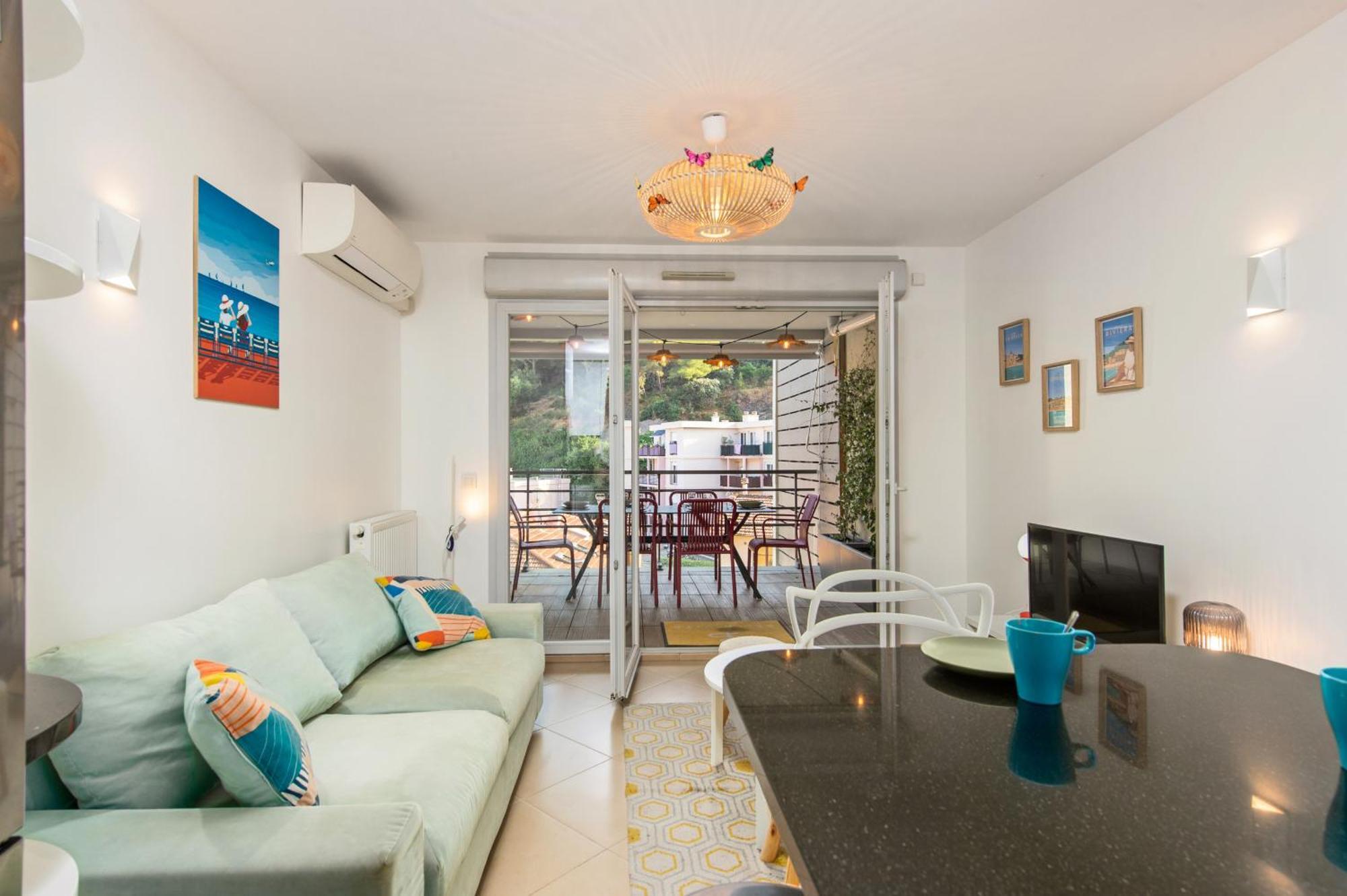 "L'Idyllique" Parking, Piscine, Plage, Calme Assure, Gare Roquebrune-Cap-Martin Extérieur photo