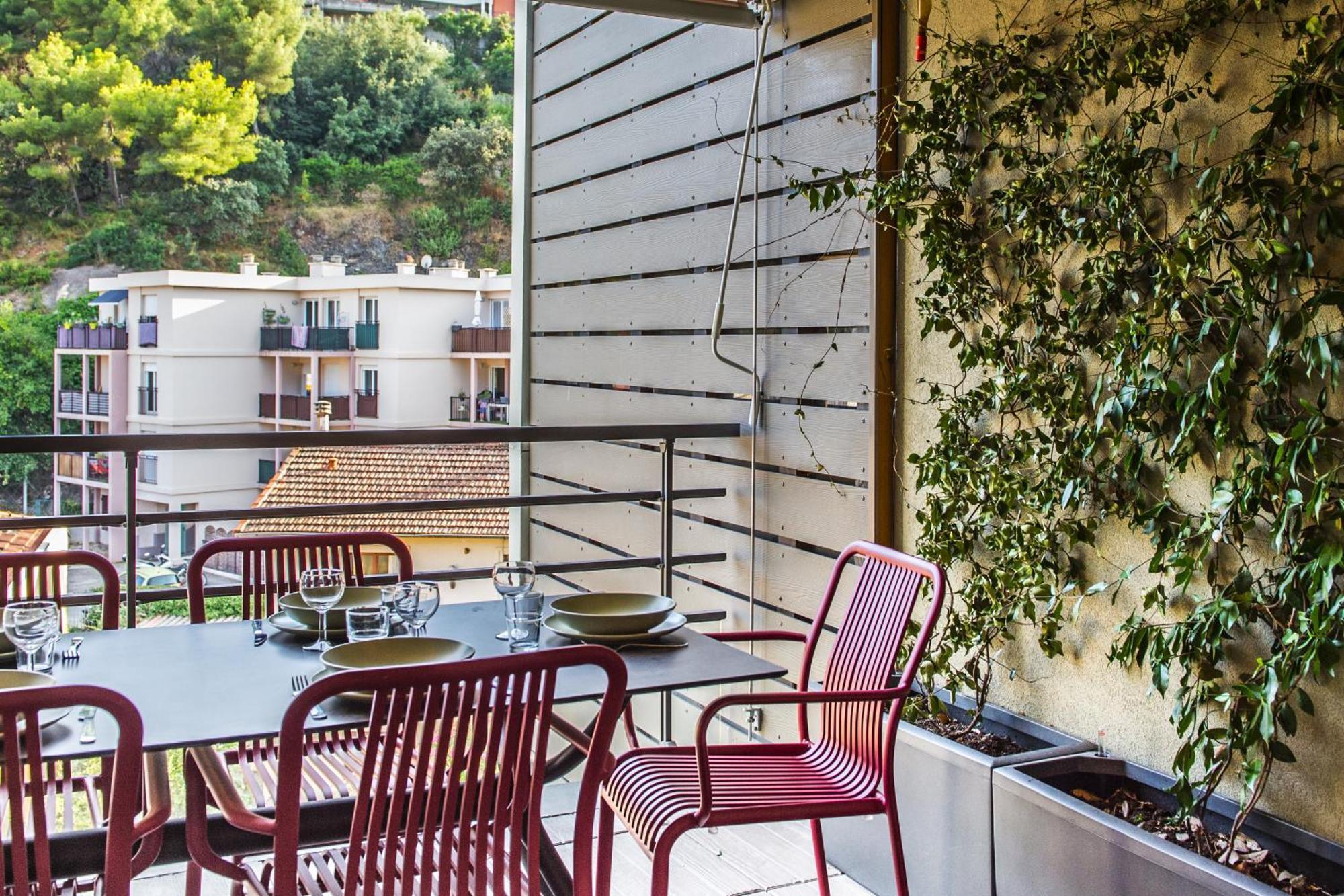 "L'Idyllique" Parking, Piscine, Plage, Calme Assure, Gare Roquebrune-Cap-Martin Extérieur photo